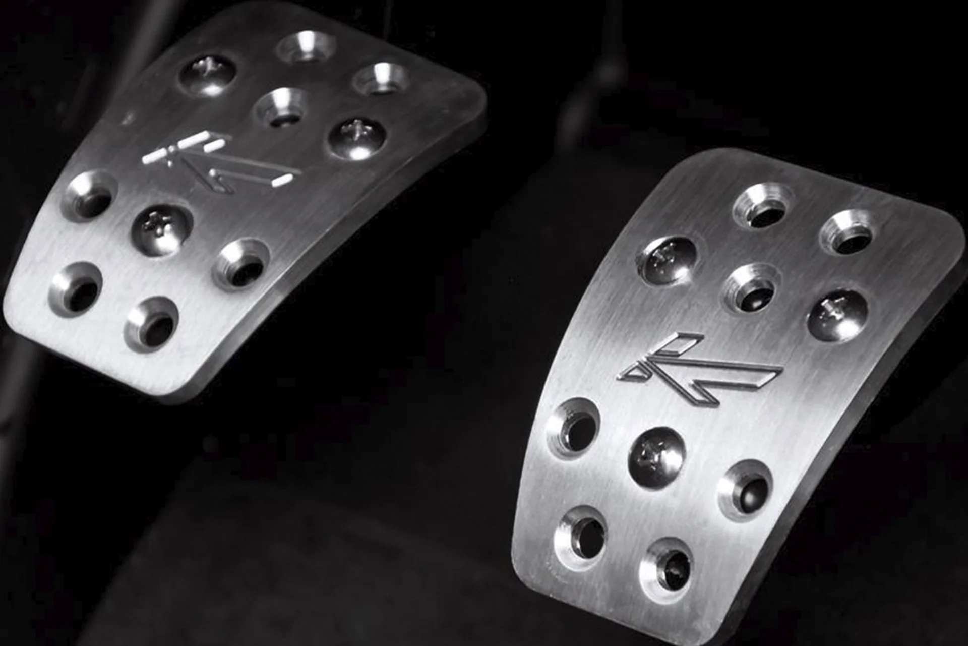 Vented Foot Pedals In Machined Aluminum suitable for Audi A5 (2007-2016)