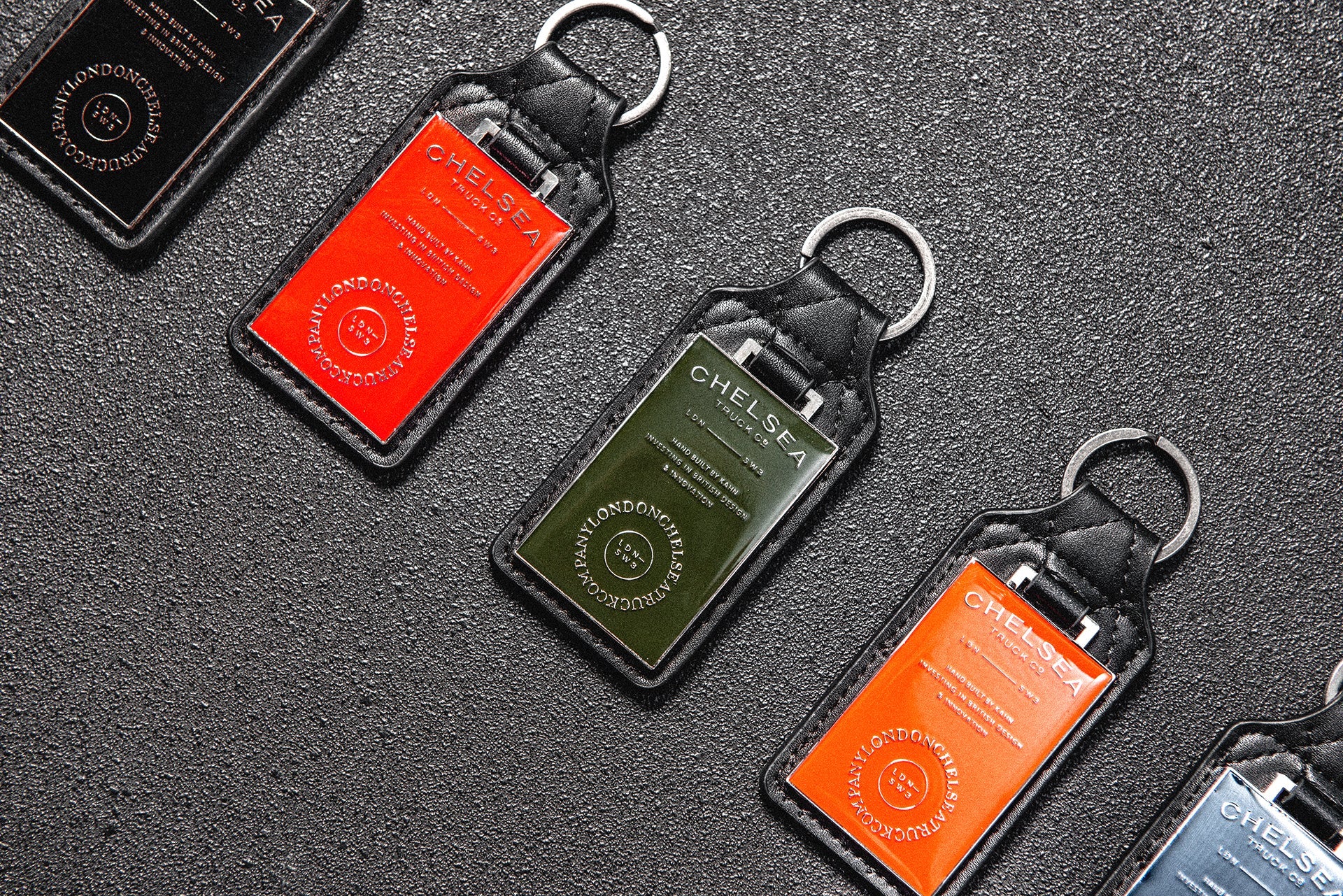 Chelsea Truck Company Enamel Key Ring - Image 4