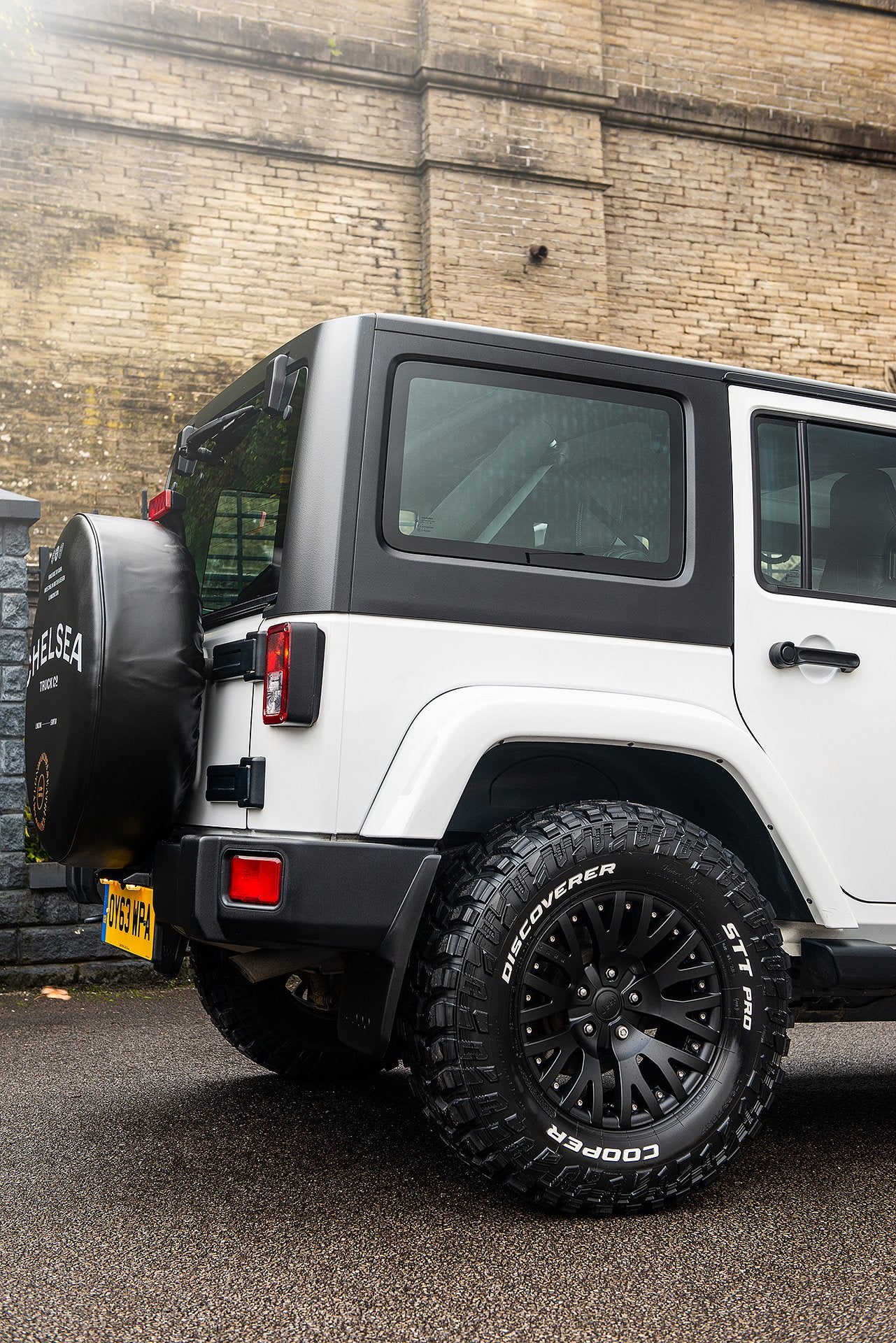 Jeep Wrangler jk (2007-2018) 4 Door Chelsea Truck Company Spare Wheel Cover - Image 3