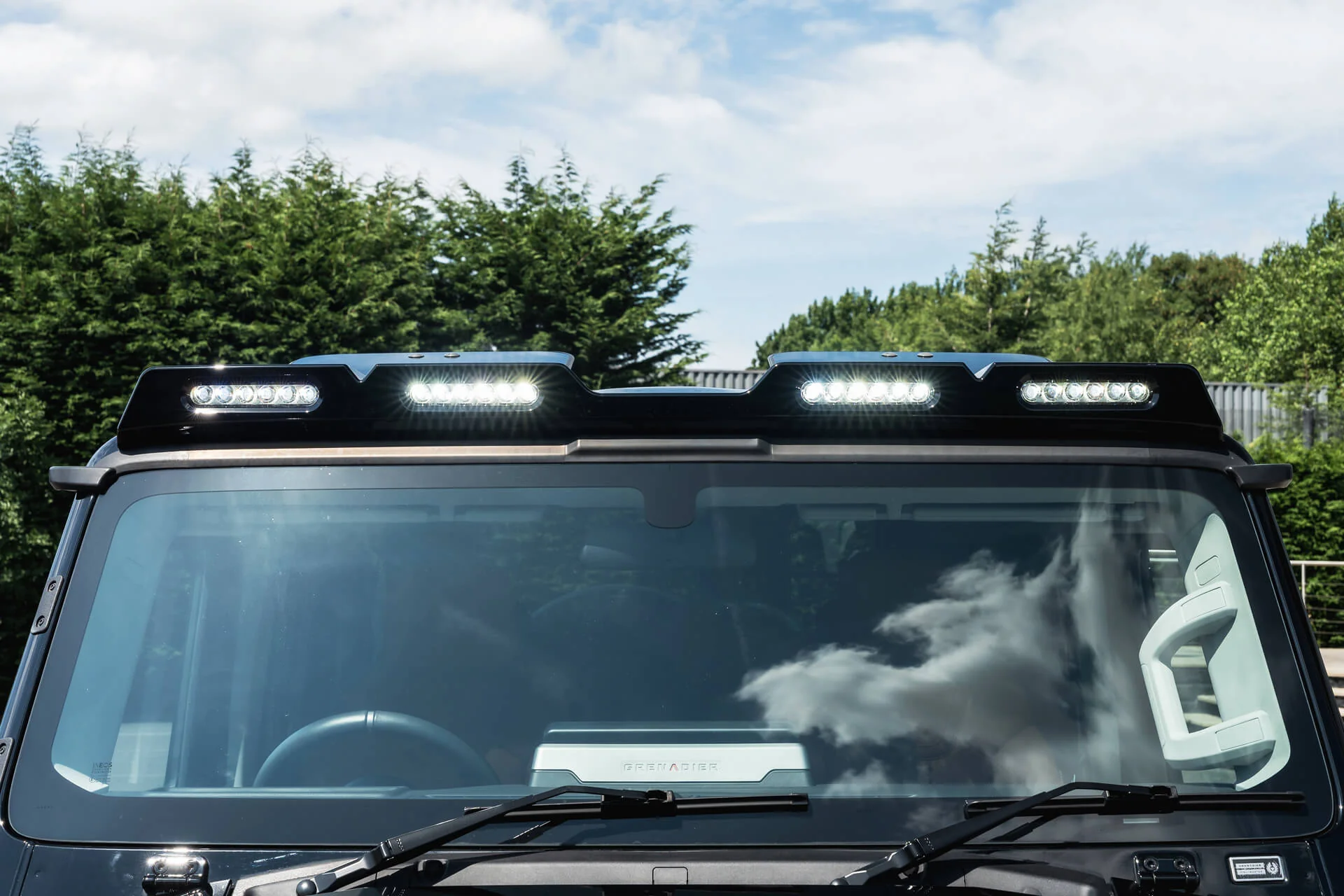 INEOS Grenadier (2023 Onwards) Quad Roof Shield with LED Lights - Image 2