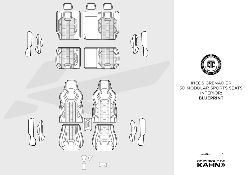 INEOS Grenadier (2023 Onwards) Sport Seat Leather Interior - Image 2