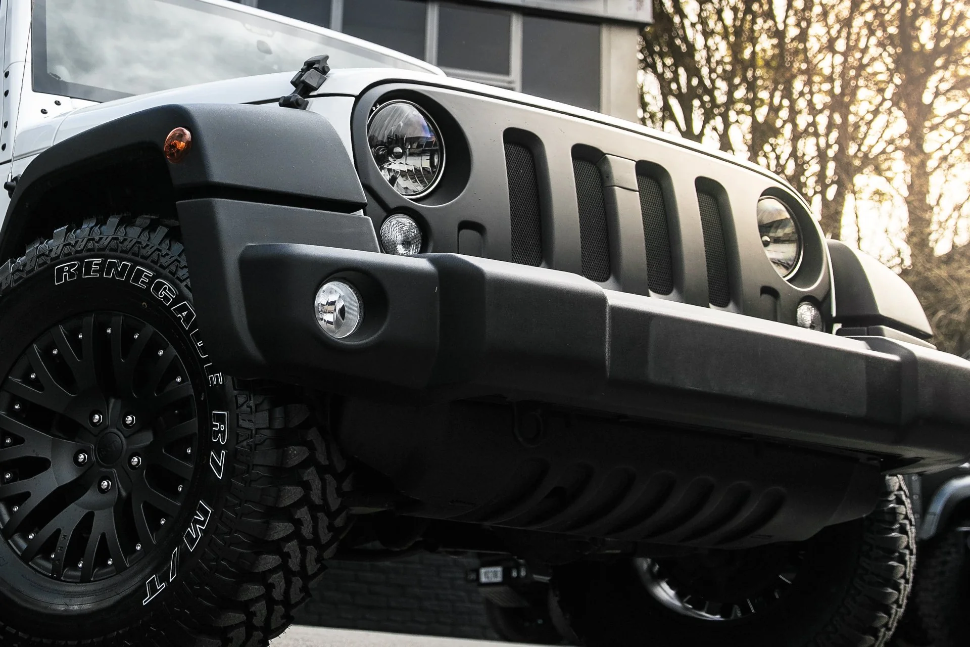 Jeep Wrangler JK (2007-2018) 4 Slot Front Grille with Aluminium Mesh - Image 3