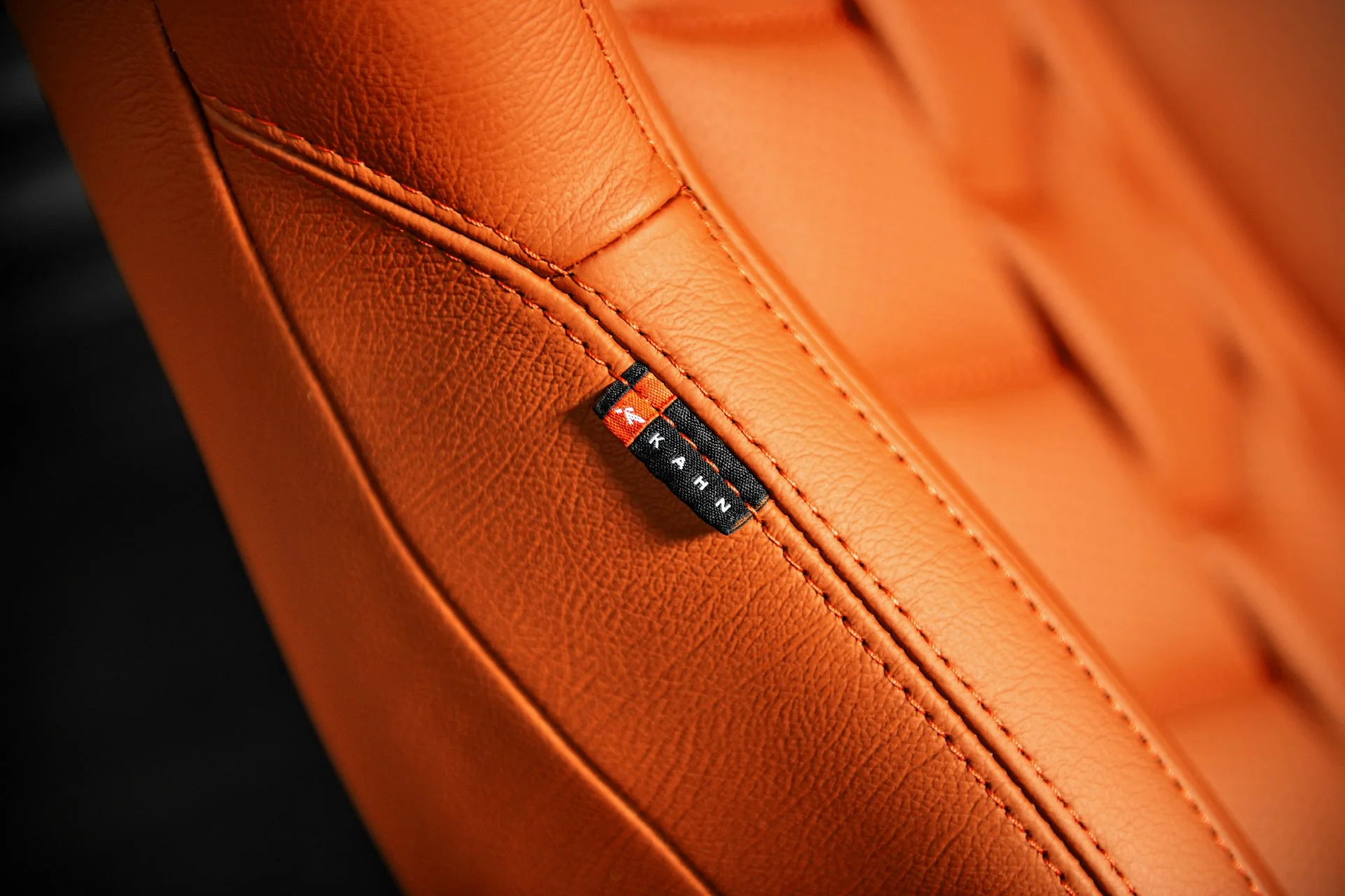 Jeep Wrangler JK (2007-2018) Lightweight Vegan Orange Leather Heritage Sport Seats - Image 11