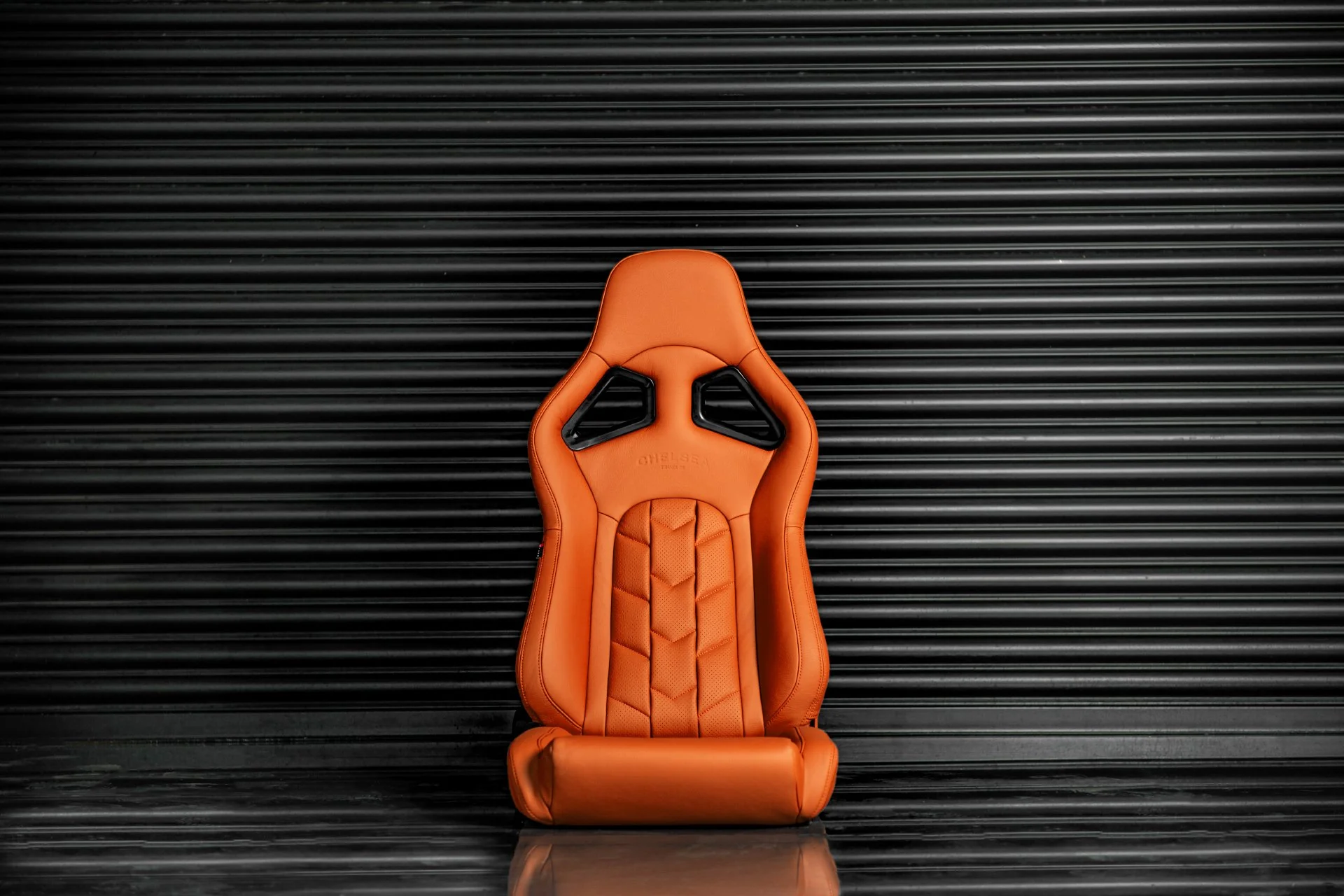 Jeep Wrangler JK (2007-2018) Lightweight Vegan Orange Leather Heritage Sport Seats - Image 3