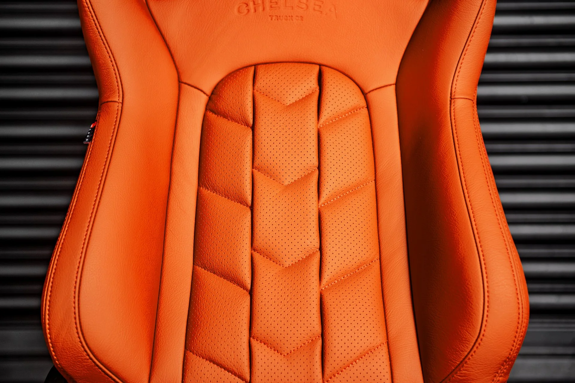 Jeep Wrangler JK (2007-2018) Lightweight Vegan Orange Leather Heritage Sport Seats - Image 5