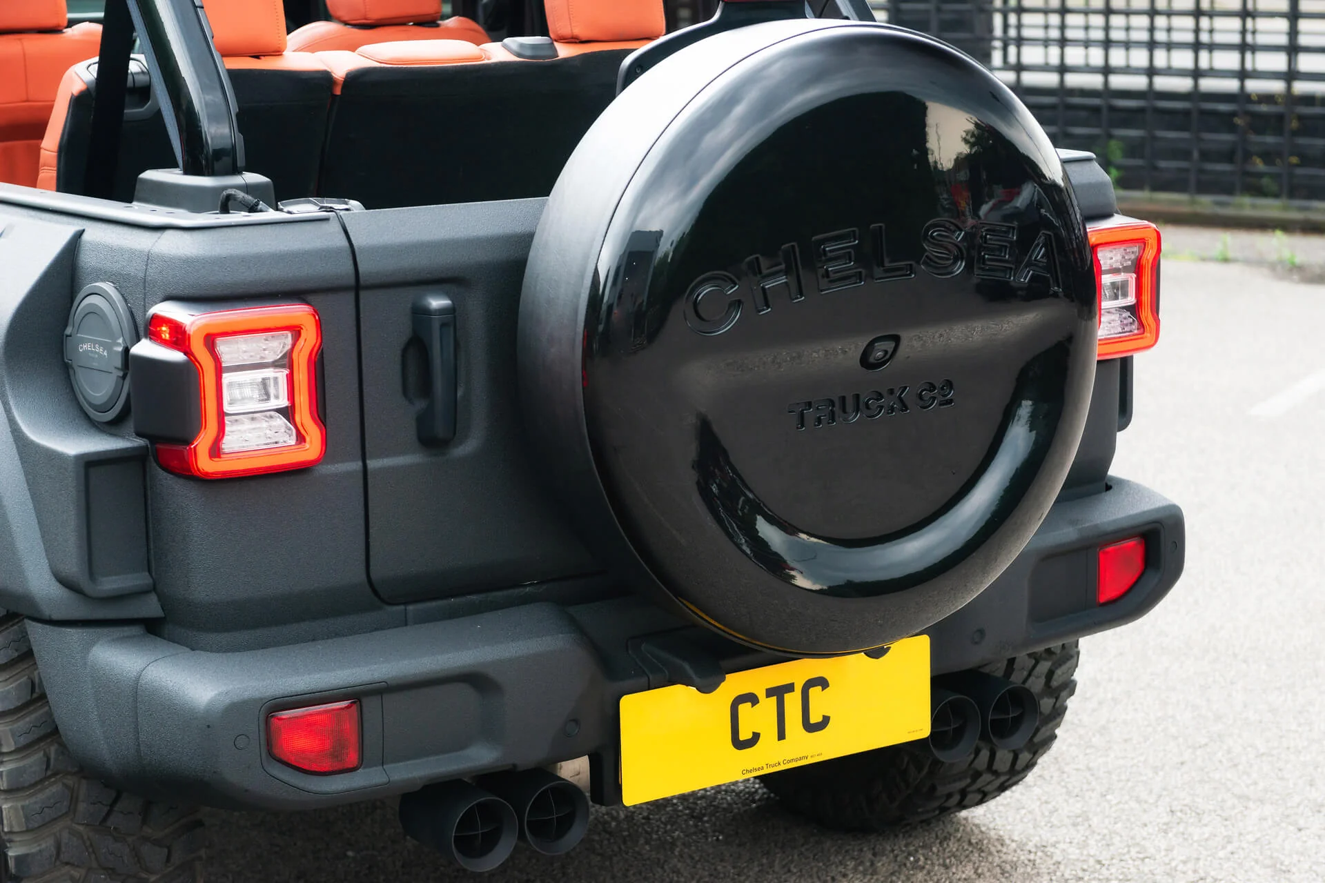Jeep Wrangler JL (2018 Onwards) Chelsea Truck Company Hard Spare Wheel Cover - Image 7
