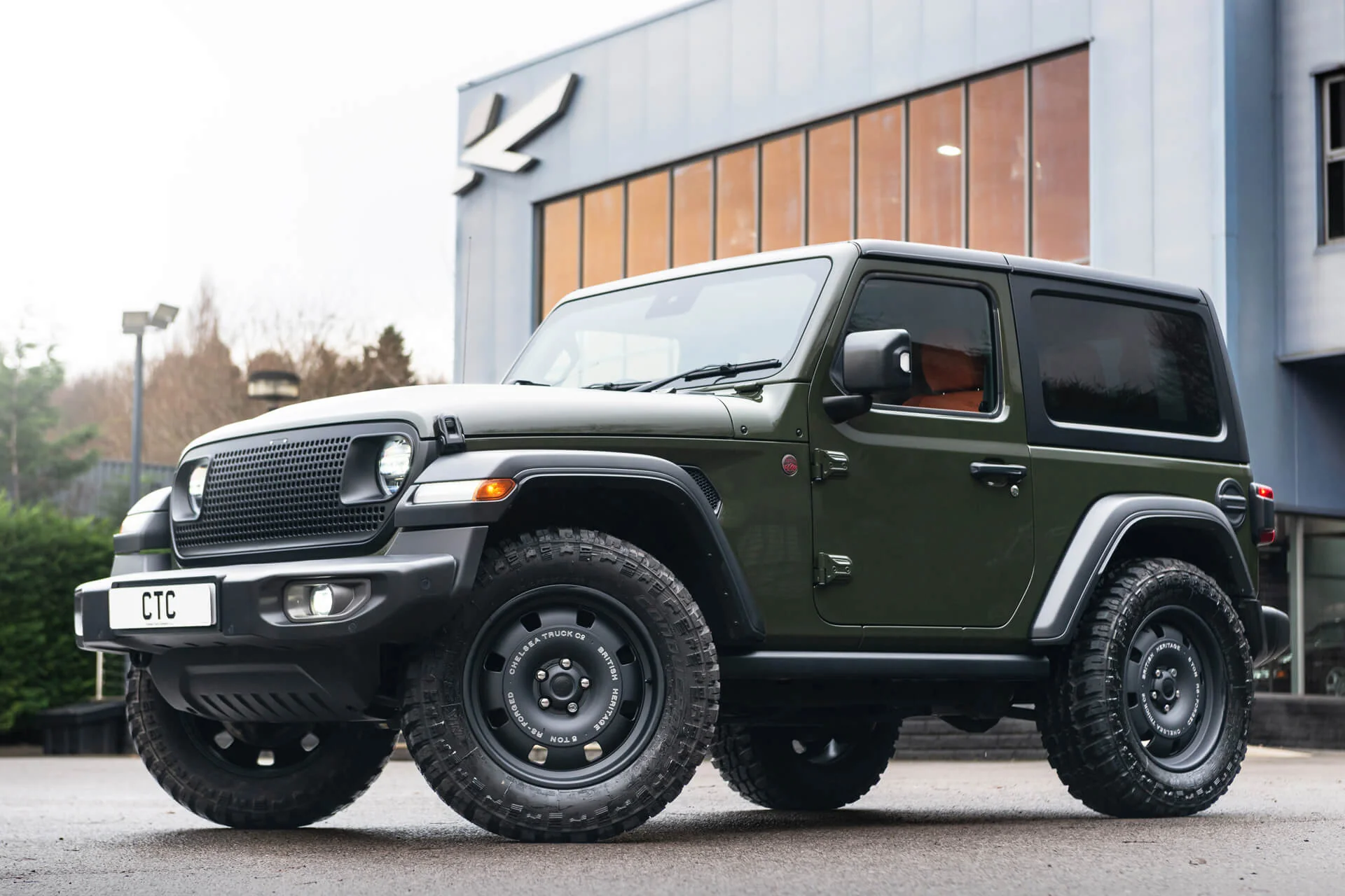 JEEP WRANGLER JL (2018 Onwards) Heritage Lattice Front Grille - Image 9