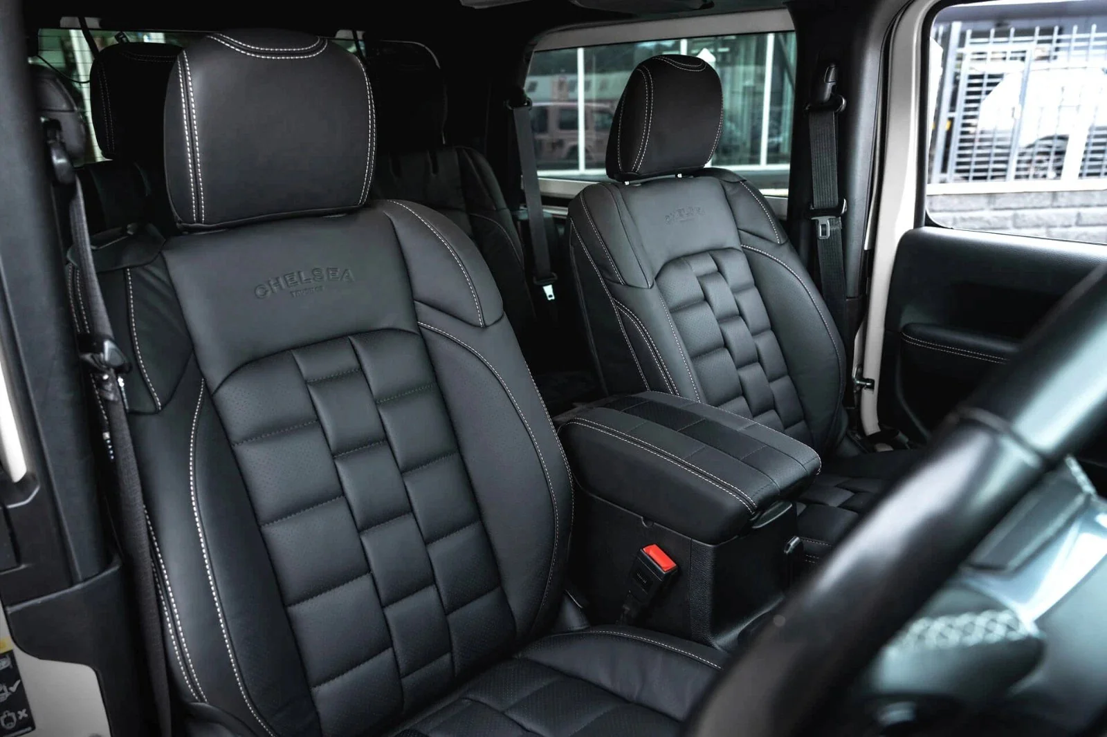Jeep Wrangler JL 2 Door (2018-2024) Comfort Leather Interior - Black