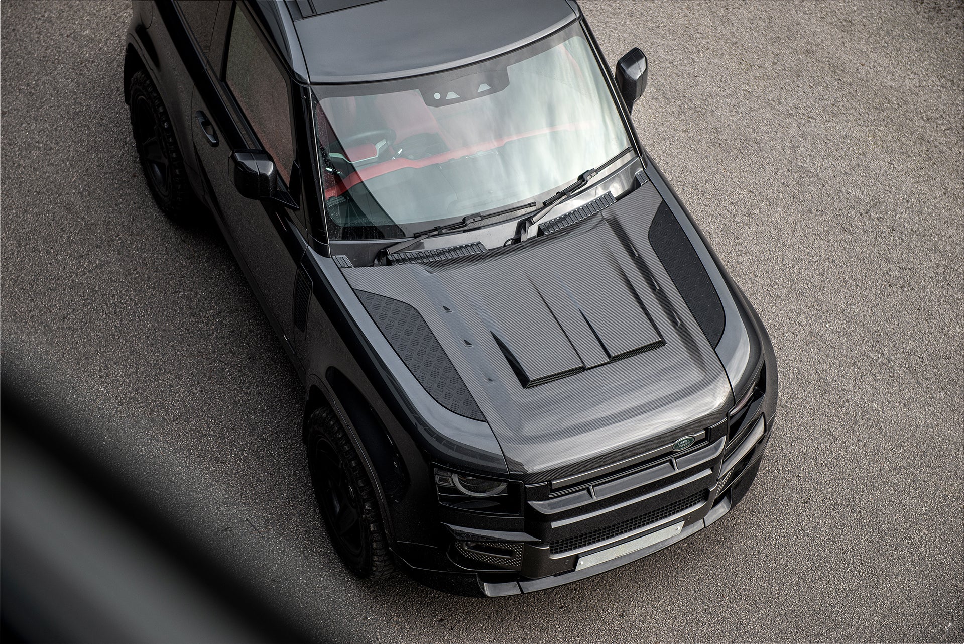 Land Rover Defender (2020 Onwards) Exposed Carbon Vented Bonnet - Image 7