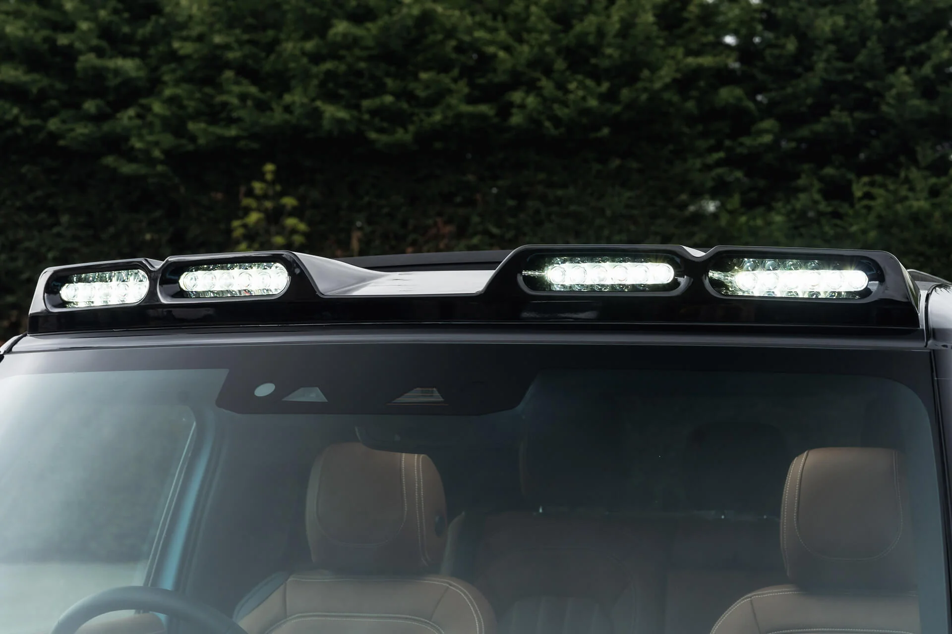 Land Rover Defender (2020 Onwards) Quad Roof Shield with LED Lights - Image 21
