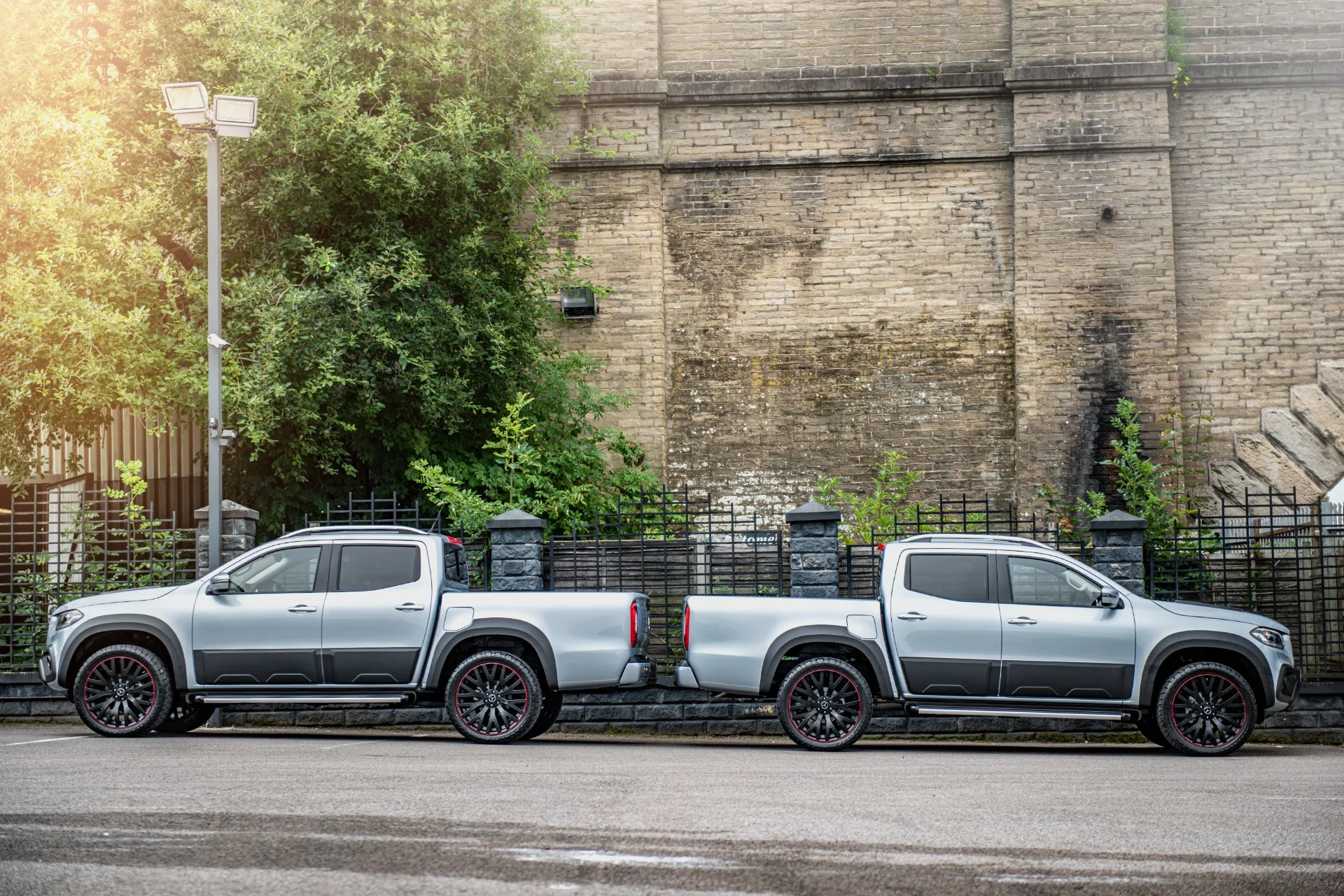 Mercedes X-Class (2019 Onwards) RS Light Alloy Wheels with Red Stripe - Image 13