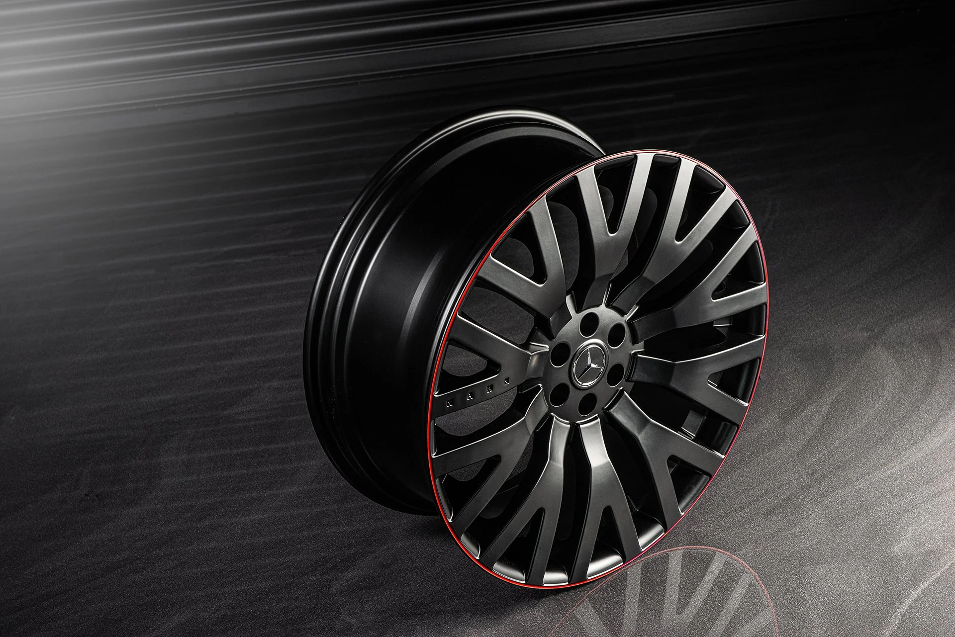 Mercedes X-Class (2019 Onwards) RS Light Alloy Wheels with Red Stripe - Image 7