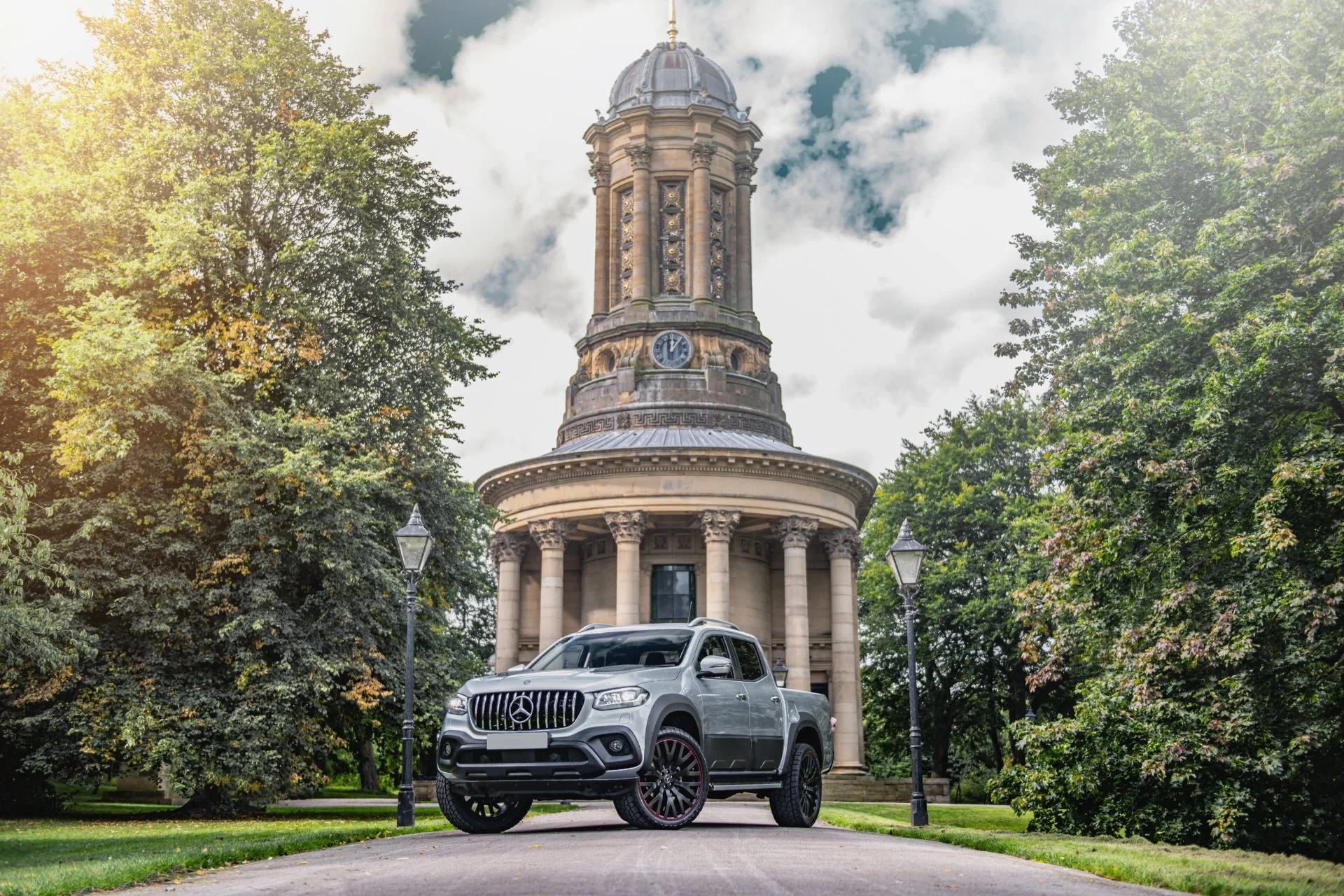 Mercedes X-Class (2019 Onwards) RS Light Alloy Wheels with Red Stripe - Image 9