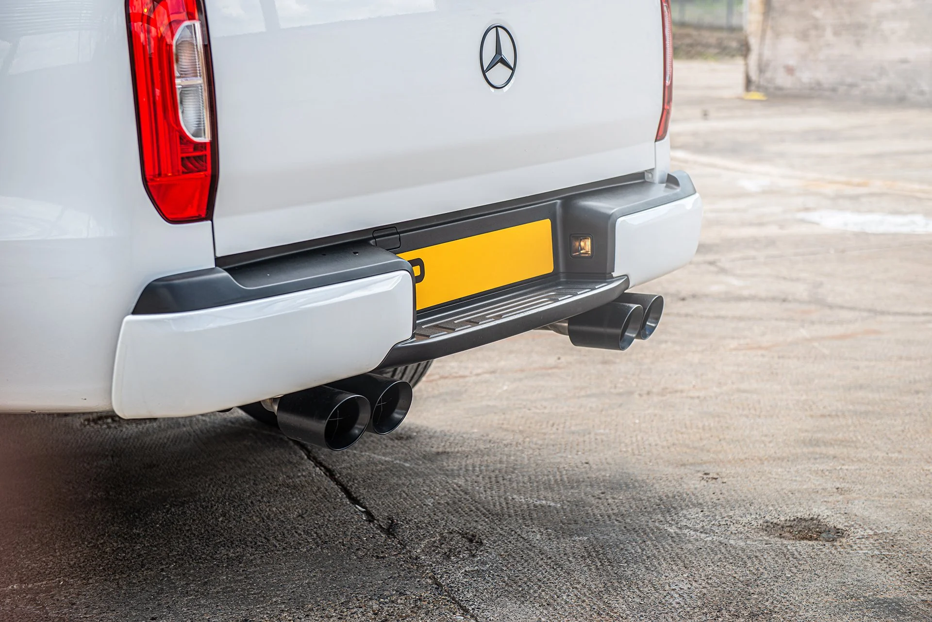 Mercedes X-Class (2019 Onwards) Quad Crosshair Exhaust System