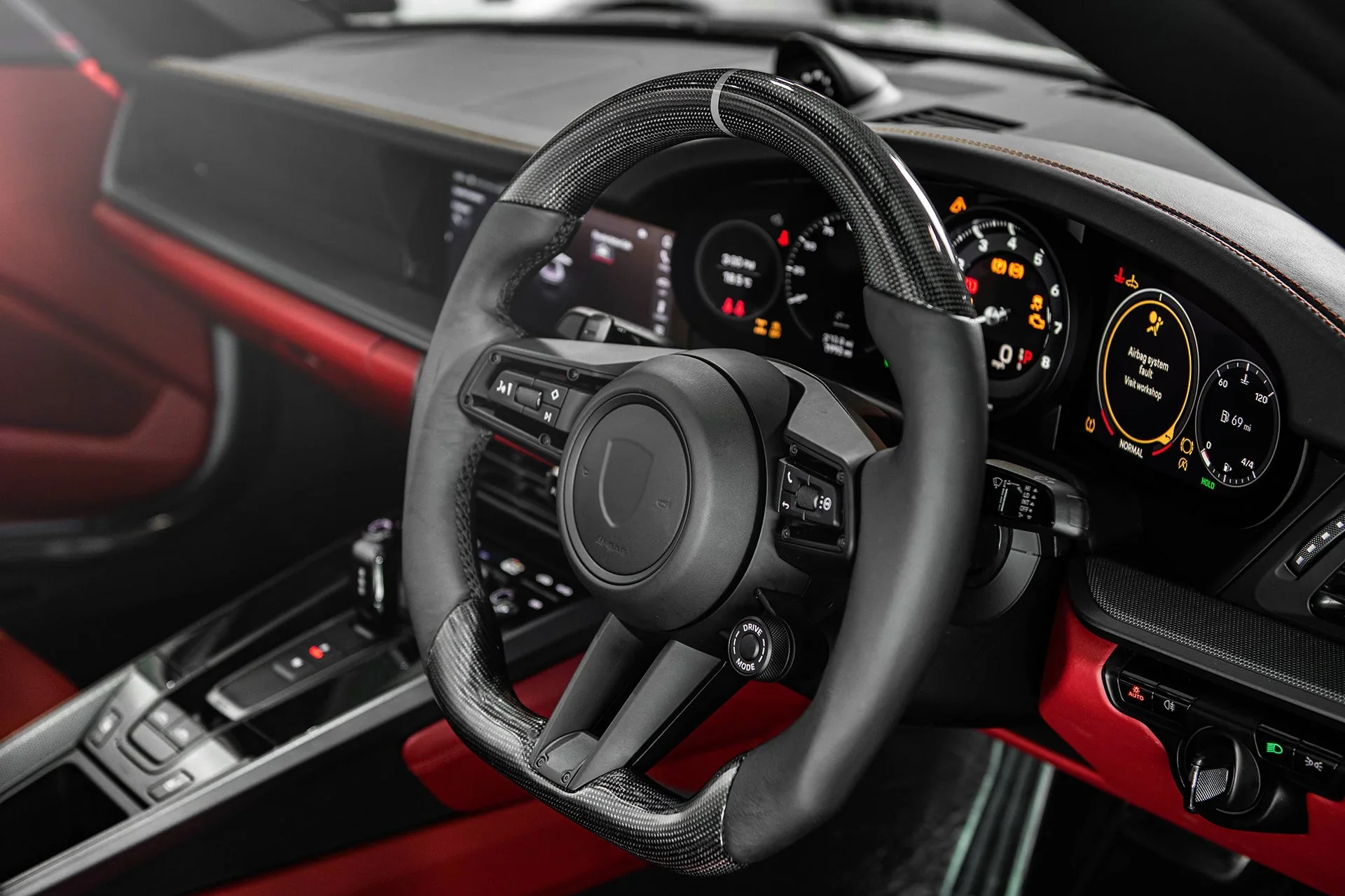 EXPOSED CARBON STEERING WHEEL Suitable for PORSCHE 911/992 (2019 Onwards) - Image 11