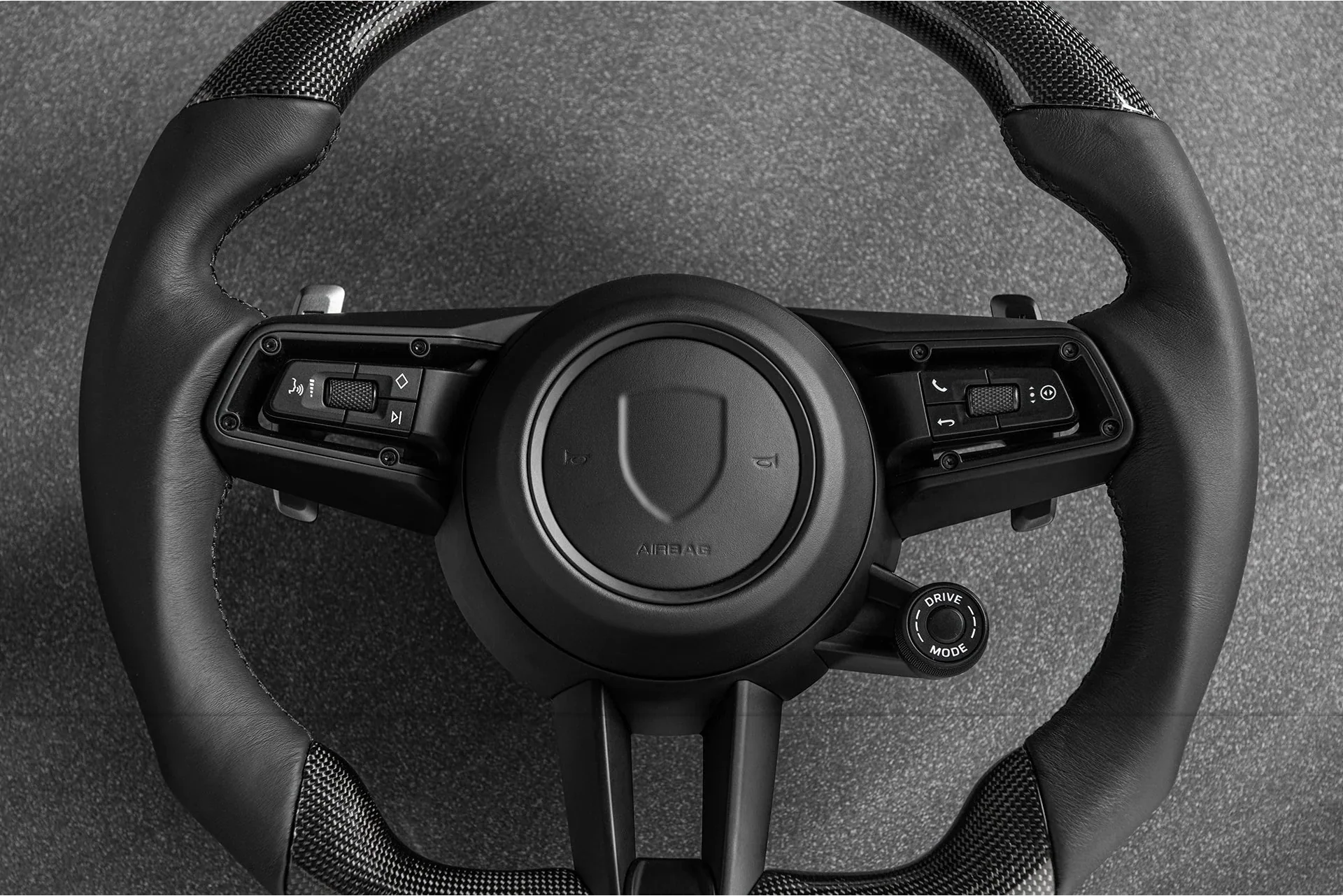 EXPOSED CARBON STEERING WHEEL Suitable for PORSCHE 911/992 (2019 Onwards) - Image 8