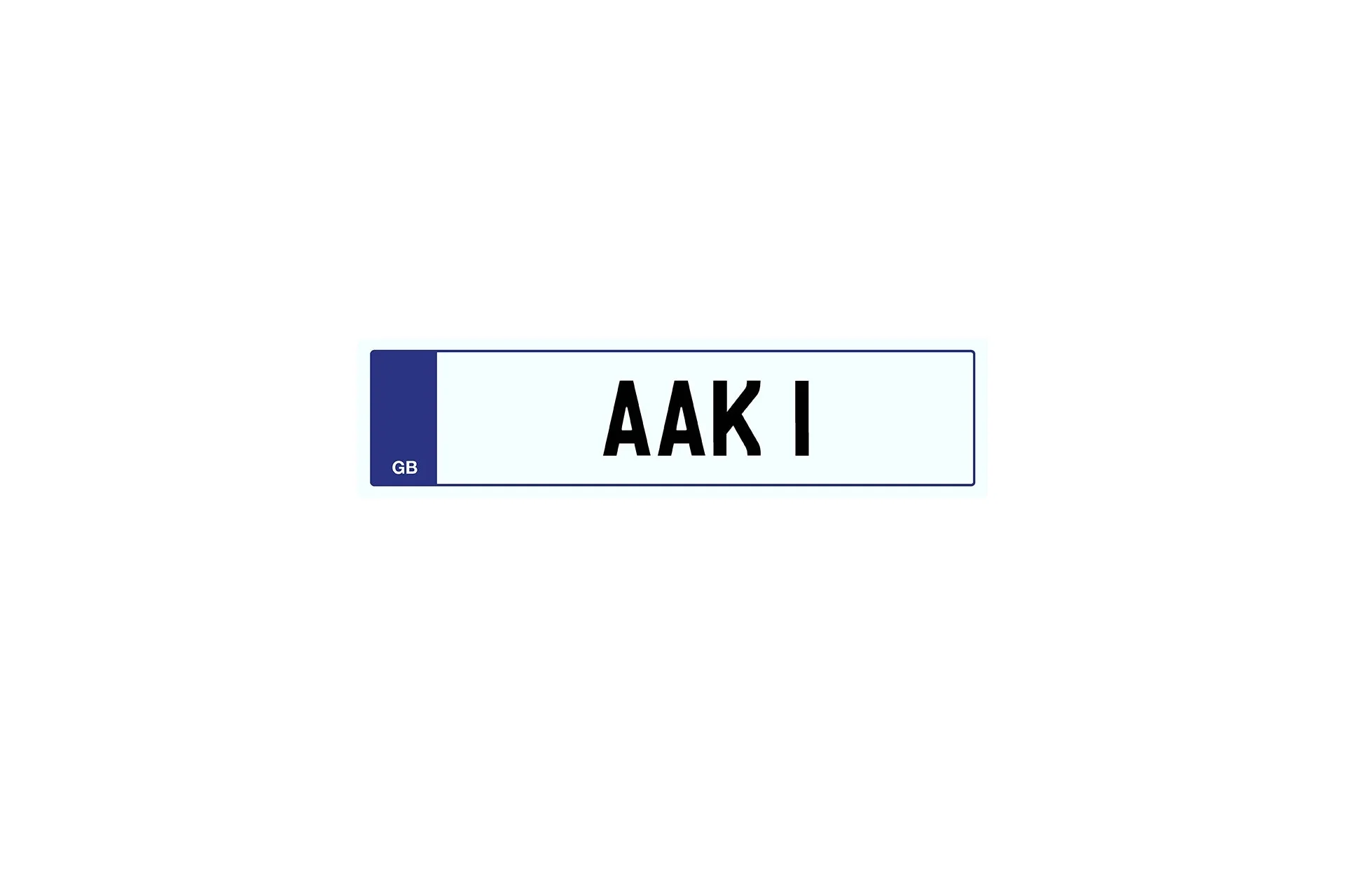 Private Plate AAK 1 - Image 2