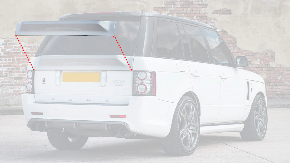 Range Rover (2009-2012) Rear Boot Spoiler - Image 3