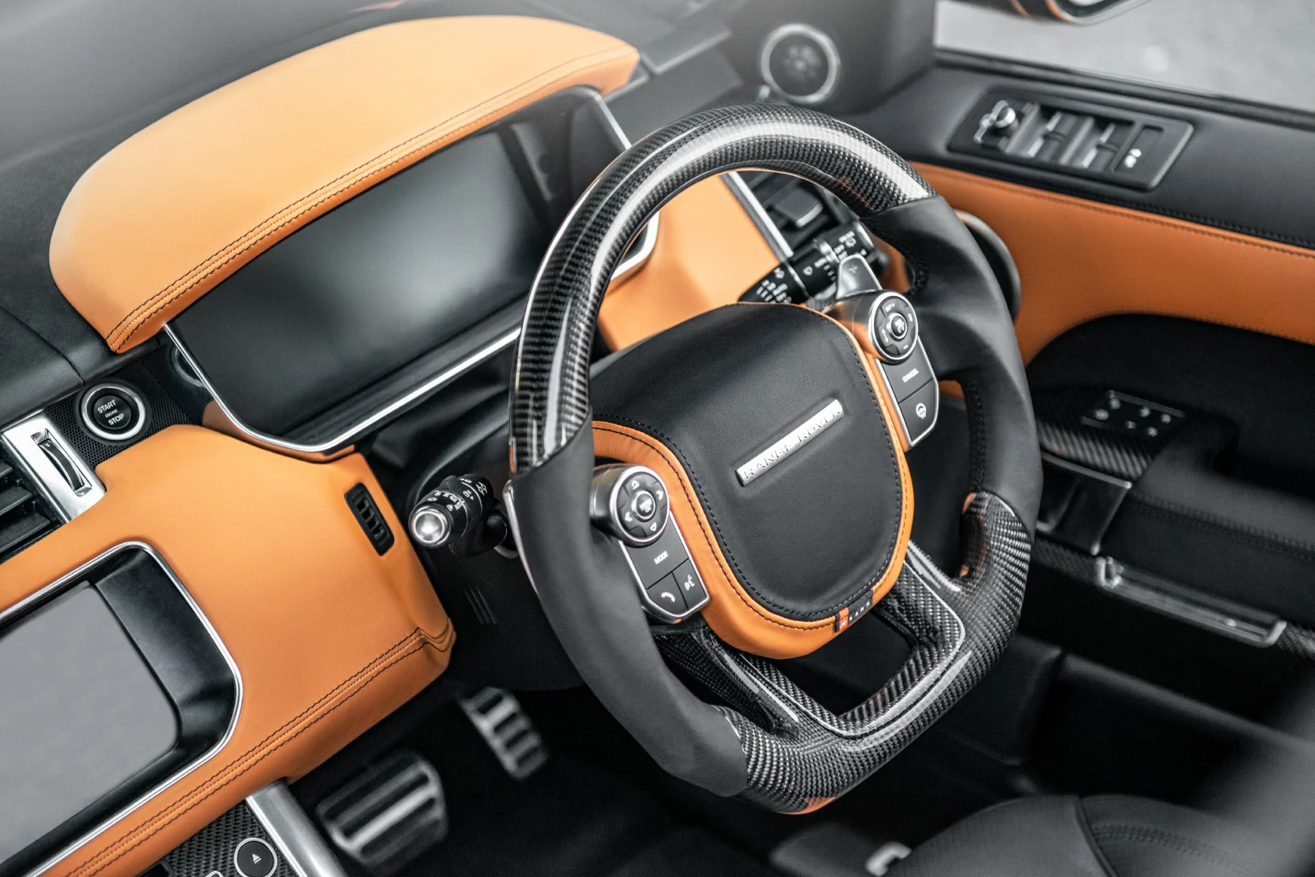 RANGE ROVER SPORT (2013-2018) Exposed Carbon Steering Wheel - Image 11