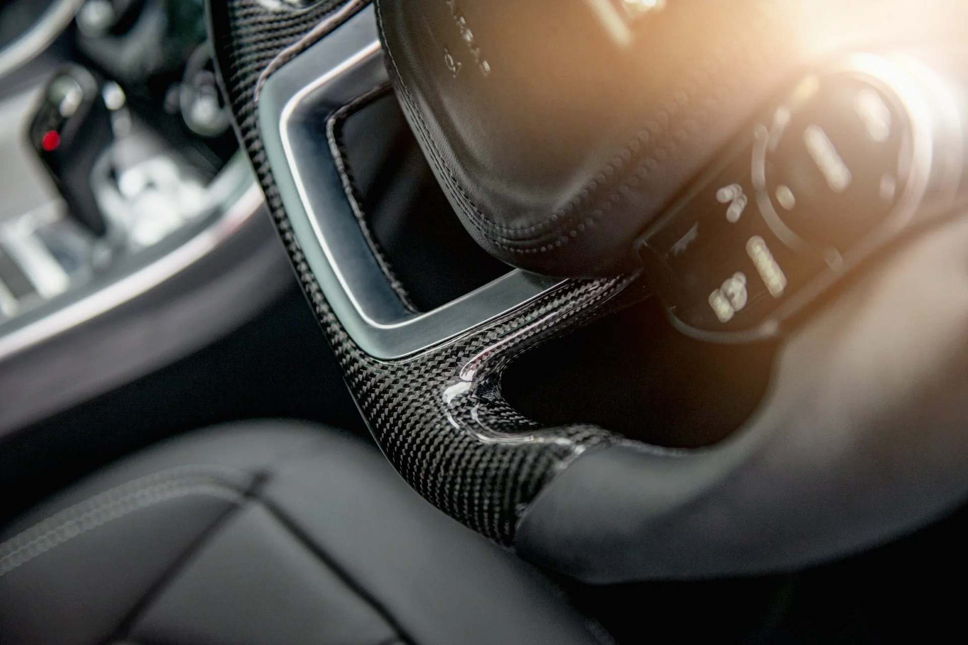 RANGE ROVER SPORT (2013-2018) Exposed Carbon Steering Wheel - Image 4
