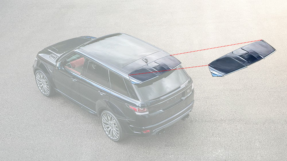 Range Rover Sport (2013-2018) Pace Car Rear Roof Spoiler - Image 3